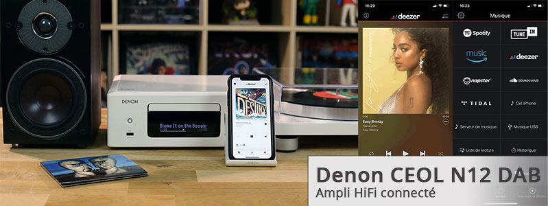 Description complète et acheter l'ampli Denon CEOL N12 sur La boutique d'Eric