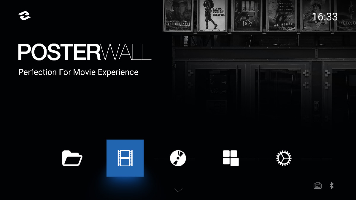 Première Interface lorsque vous allumez votre lecteur avant même de choisir entre un film ou une musique Première Interface lorsque vous allumez votre lecteur avant même de choisir entre un film ou une musique