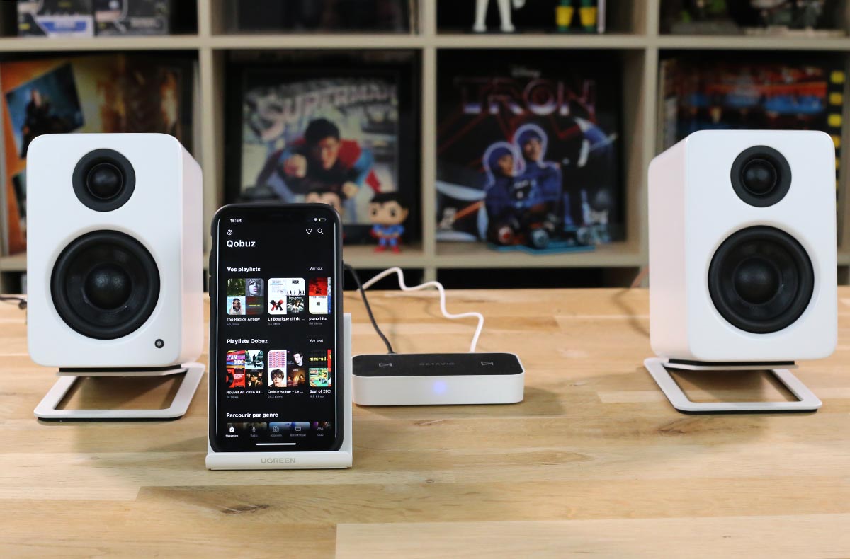 Branchez un lecteur réseau audio pour profiter de toutes vos musiques avec les enceintes Kanto YU2 Branchez un lecteur réseau audio pour profiter de toutes vos musiques avec les enceintes Kanto YU2