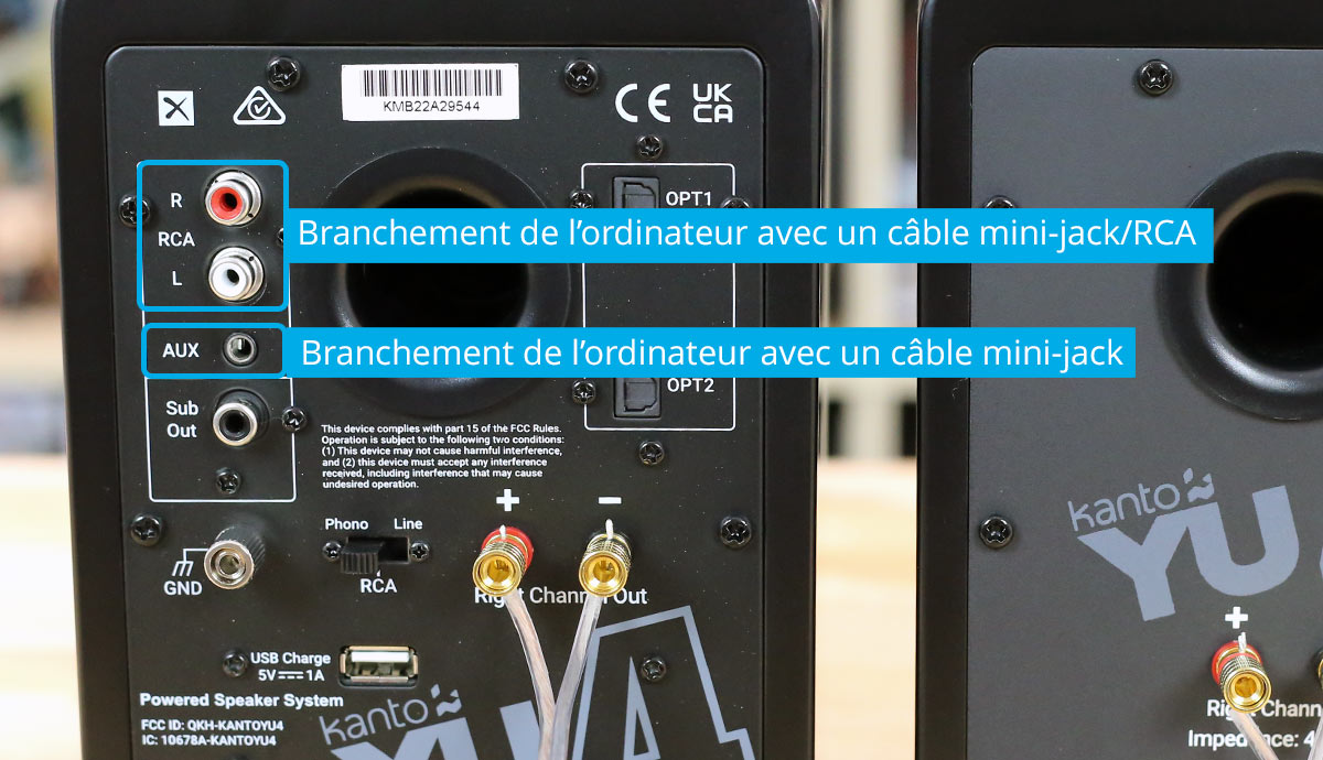 Branchez votre ordinateur en analogique sur vos enceintes pour un son stéréo et puissant Branchez votre ordinateur en analogique sur vos enceintes pour un son stéréo et puissant