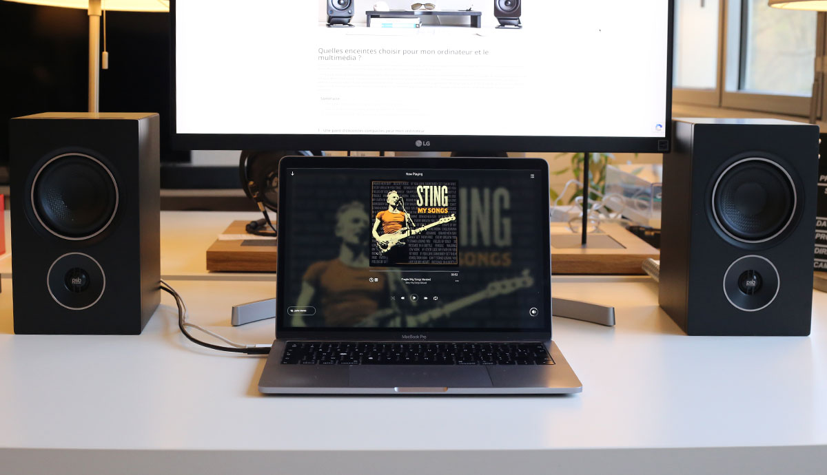 Optez pour des enceintes connectées sans fil PSB Alpha IQ pour profiter de toutes les musiques depuis votre ordinateur Optez pour des enceintes connectées sans fil PSB Alpha IQ pour profiter de toutes les musiques depuis votre ordinateur