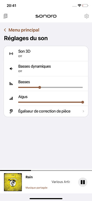 Les effets de personnalisations sonores proposés par la Meisterstück