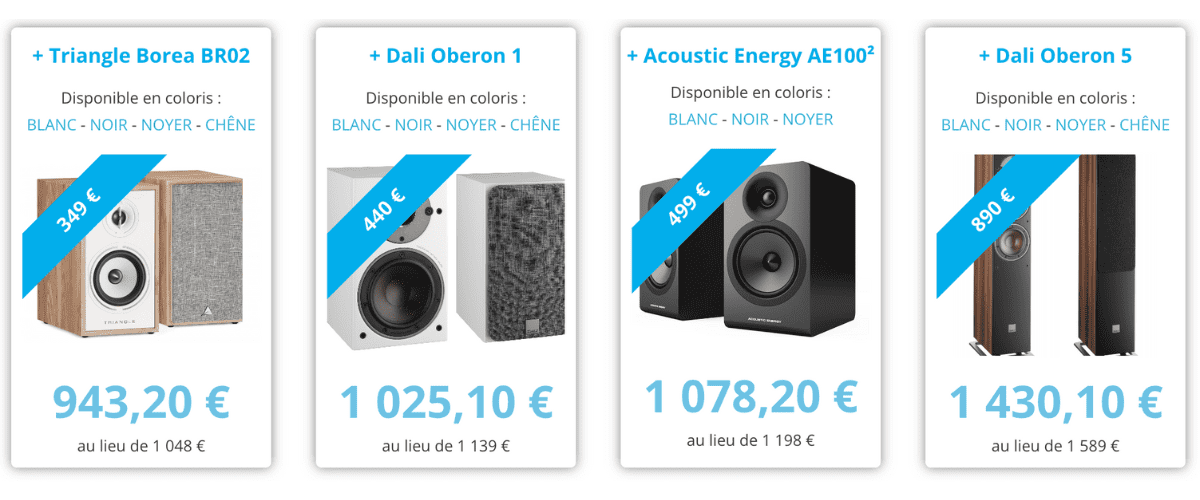 Retrouvez nos packs directement sur la fiche produit du Denon Ceol N12 sur notre site La boutique d'Eric