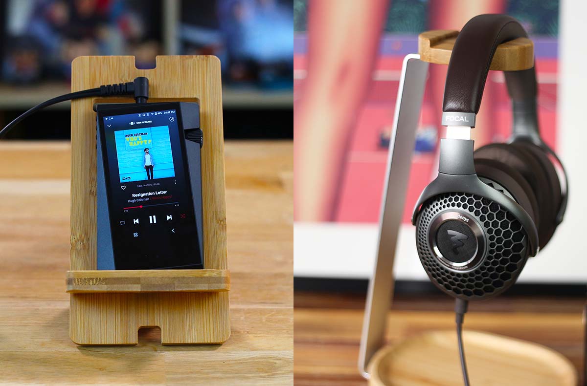 Le casque HiFi ouvert Focal Hadenys, associé au baladeur audiophile Astell & Kern SR35, offre une reproduction sonore ultra détaillée. Le casque HiFi ouvert Focal Hadenys, associé au baladeur audiophile Astell & Kern SR35, offre une reproduction sonore ultra détaillée.