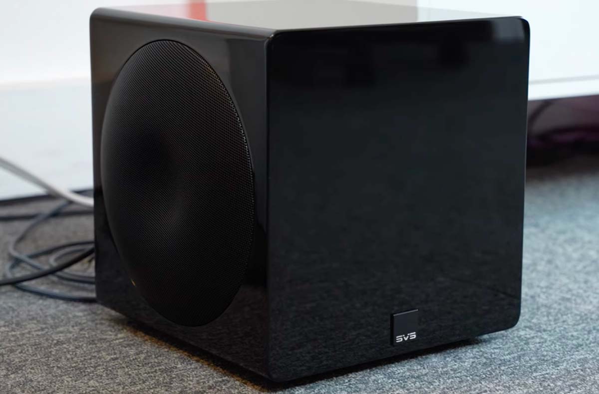 Caisson De Basses Home Cinéma 16,5 Cm En Bois, Caisson De Basses HiFi 100 W Avec Câble, Design Compact, Son De Qualité Supérieure Pour Studio De Terrain