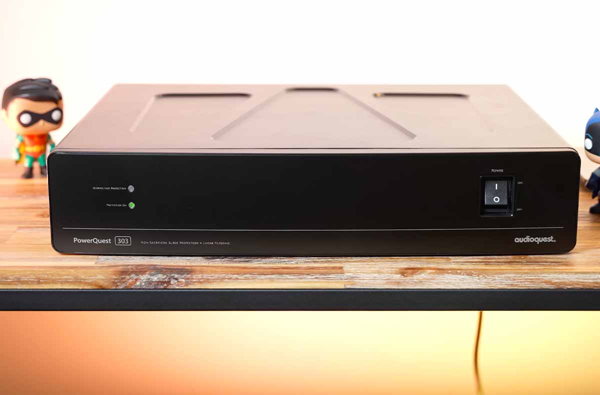 Conditionneur AudioQuest PowerQuest pour filtrer les bruits parasites