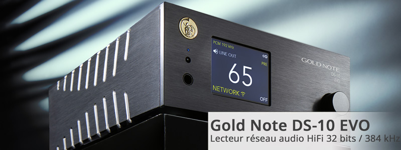 Acheter le lecteur réseau audio Gold Note DS-10 EVO