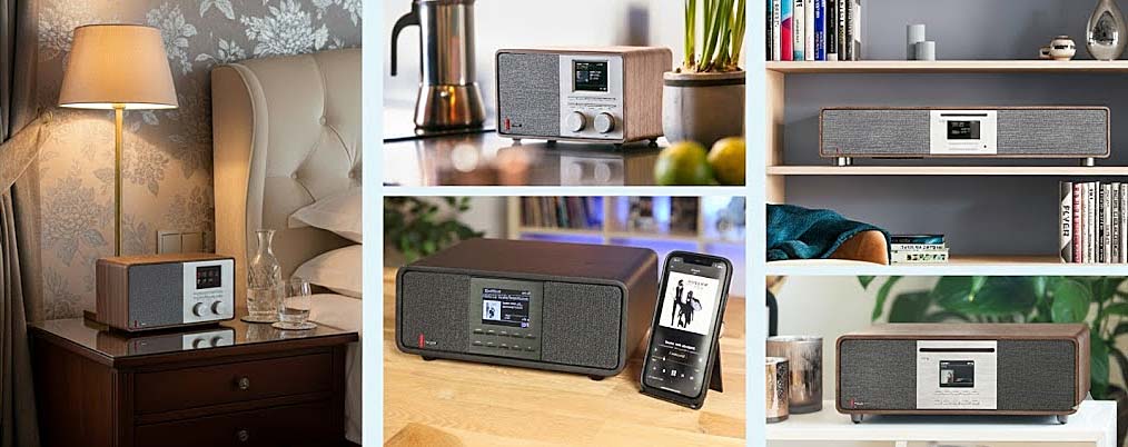 Les 5 postes de radio connectés et mini-chaine HiFi de la gamme Supersound de Pinell of Norway Les 5 postes de radio connectés et mini-chaine HiFi de la gamme Supersound de Pinell of Norway