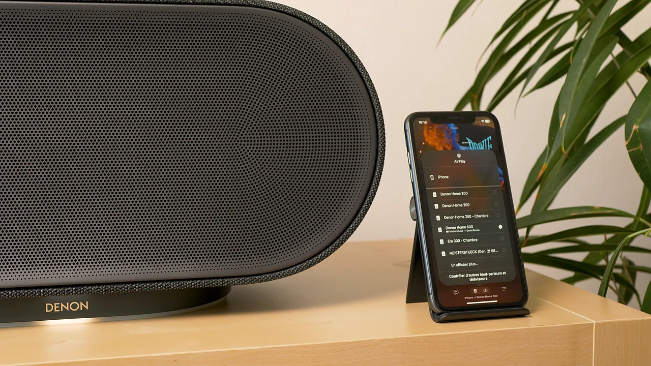 Apple Music via AirPlay 2 sur Denon Home